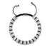 Nimbus | Silver | Cheshire Glass Double Macrame Bracelet
